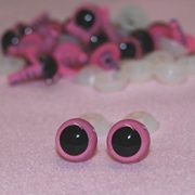 10-Paar-Pink-mit-Raffhaltern-sen-Kunststoff-8-mm-Sicherheits-Augen-fr-weiche-Hundespielzeug-Teddybr-ist-oder-0