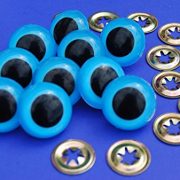 3-Paar-Blue-Eyes-mit-Metall-Verschluss-10-mm-Sicherheits-Augen-fr-weiche-Hundespielzeug-Teddybr-ist-oder-0