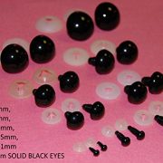4-Paar-Solid-Black-Eyes-Rckseite-Kunststoff-5-mm-fr-Teddybr-Safety-Augen-Plschfigur-ist-oder-0-1