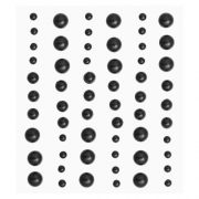 Stony-Sticker-Halbperlen-schwarz60-St3-Grssen-sort-0