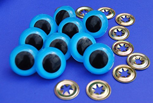 4-er-Pack-Blue-Eyes-mit-Metall-Verschluss-10-mm-Sicherheits-Augen-fr-Weiche-Hundespielzeug-Teddybr-ist-oder-0
